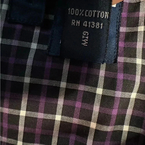 Polo Ralph Lauren Curham Classic Fit Long Sleeve Button Up Shirt Purple Plaid L( - Picture 7 of 10